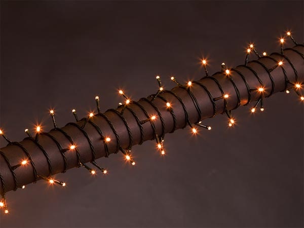Guirlandes de Noël - 8m - 120 LEDs - Blanc Arizona - Intérieur et extérieur