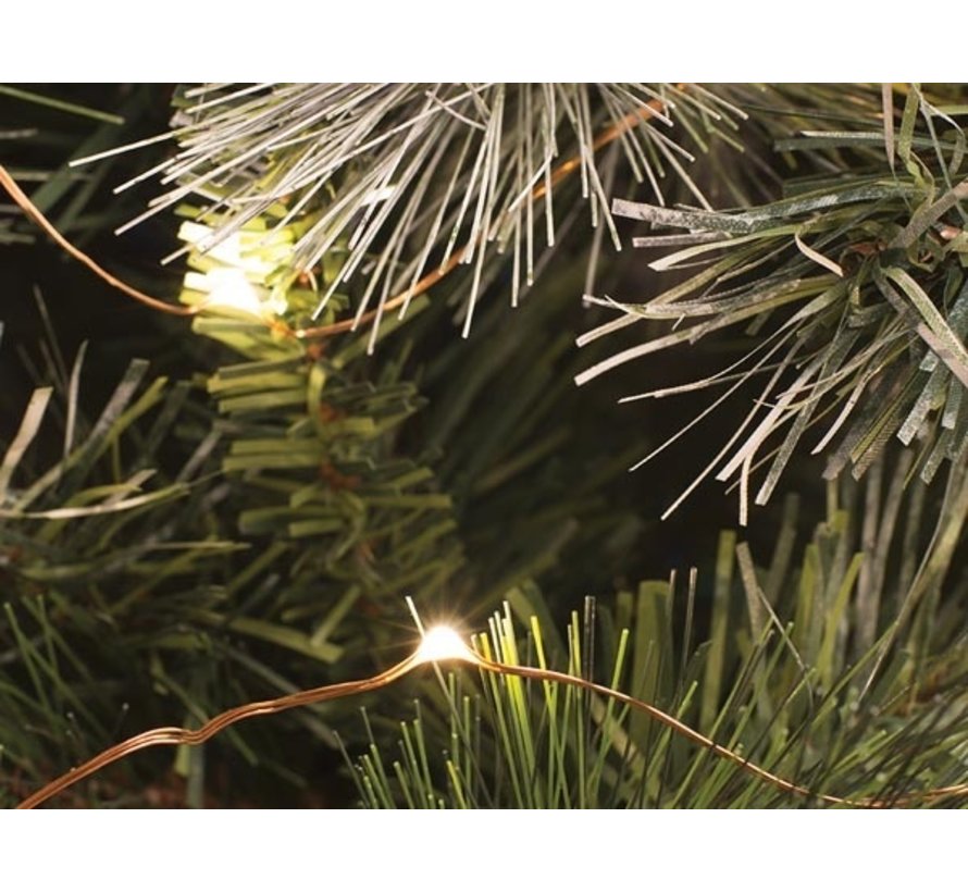 Guirlandes de Noël - 12m - 120 LEDs - Blanc chaud - Intérieur