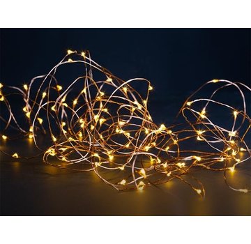 Vellight Guirlandes de Noël - 12m - 120 LEDs - Blanc chaud - Intérieur