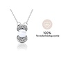 Yolora Ladies Necklace with Pendant - Pearl and 52 Kalpa Camaka Crystals - Silver - 18K White Gold Plated - Women's Necklace Silver - Jewellery - Luxury Gift Box - Gift Box - Exclusive Gift Box - Beautiful Gift Packaging