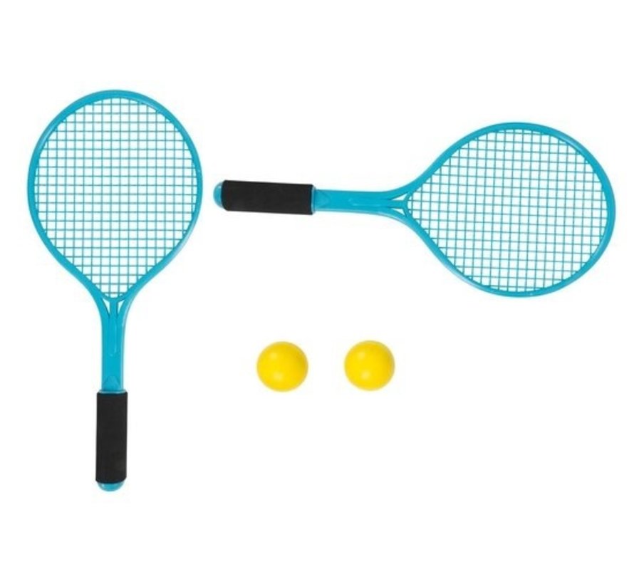 Set de tennis Scatch - 1 filet - 2 raquettes - 2 balles - 245 x 30 x 63 cm