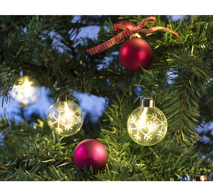 Lumières de Noël avec 20 boules