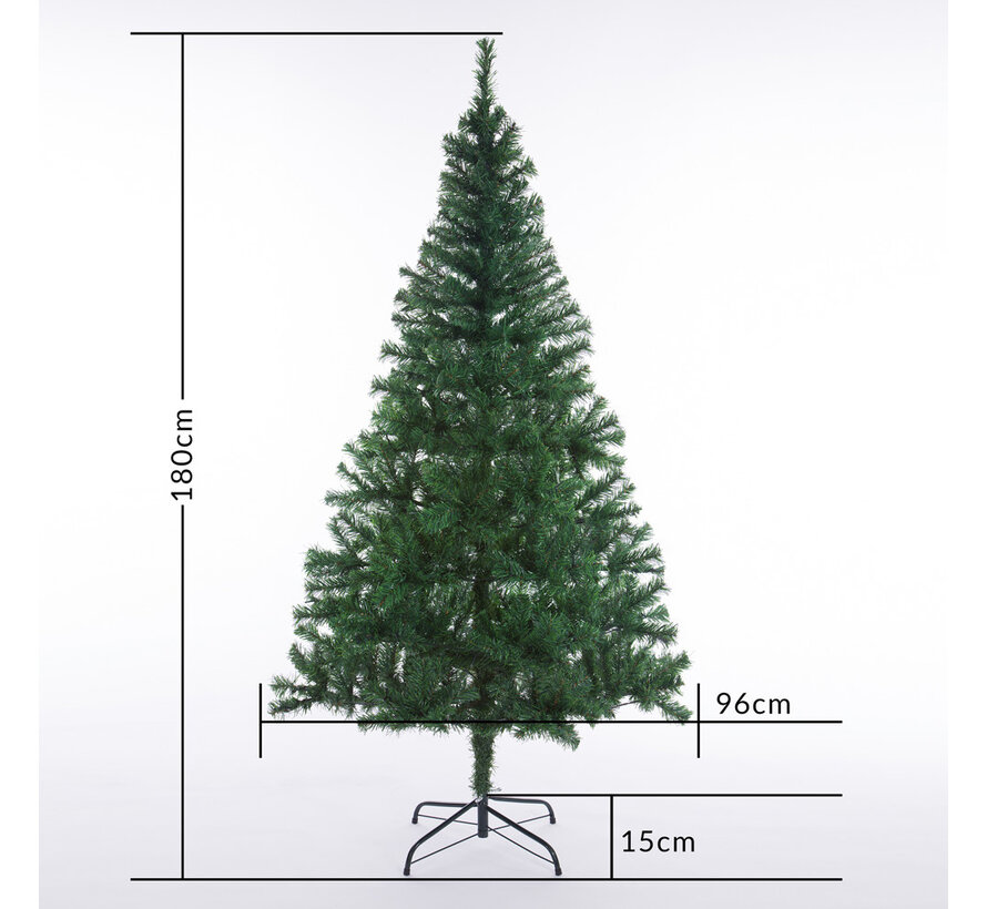 Casaria Artificial Christmas Tree - Arbre de Noël - 180cm avec lumières de Noël