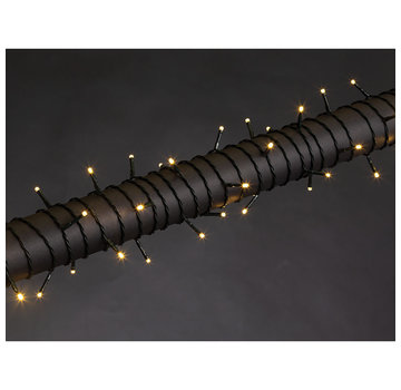 Vellight Guirlandes de Noël - 12m - 80 LEDs - Blanc chaud - Intérieur et extérieur