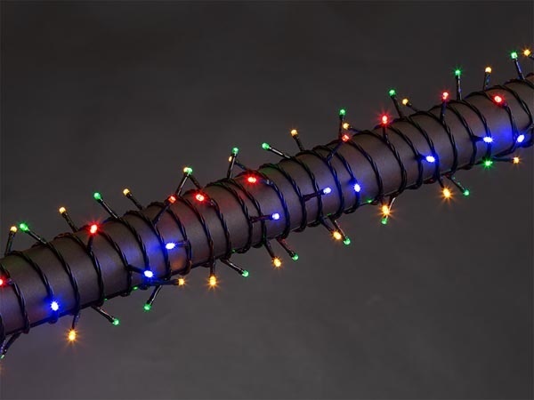 Guirlandes de Noël - 20m - 300 LEDs - Multicolores - Intérieur et extérieur
