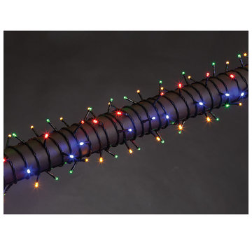 Vellight Guirlandes de Noël - 12m - 80 LEDs - Multicolores - Intérieur et extérieur