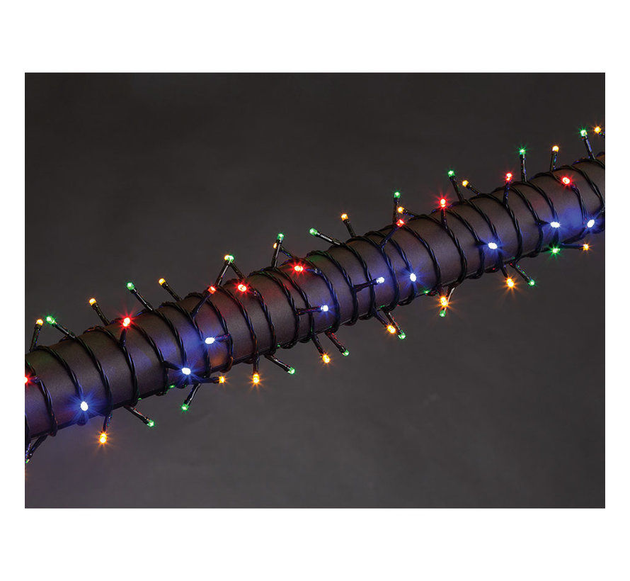 Guirlandes de Noël - 12m - 80 LEDs - Multicolores - Intérieur et extérieur