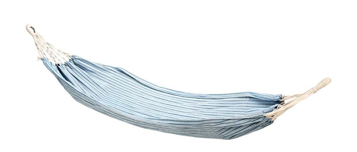 Hamac en coton - 110x220cm - Bleu