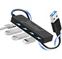 Jacked - Répartiteur Usb - Pour ordinateur portable - 4 Ports - Usb 3.0 multiport - Noir