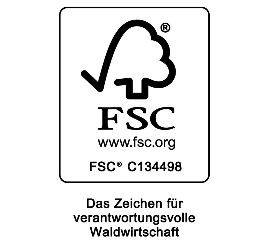 Casaria Tapis de bain en bois d'acacia robuste - certifié FSC