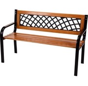 Ambiance Banc de Jardin  Extérieur en bois  Ambiance - pour terasse - 2 places - 118cm