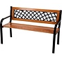 Banc de Jardin  Extérieur en bois  Ambiance - pour terasse - 2 places - 118cm