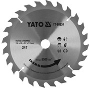 YATO Lame de scie circulaire - 24T - Ø20mm - circonférence 190mm