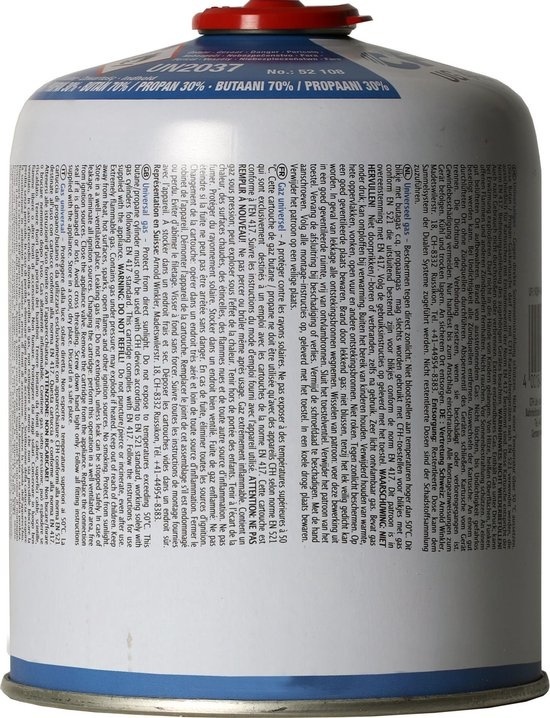 Bouteille de gaz CFH avec raccord fileté - Mélange de gaz butane et propane