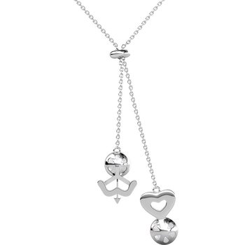 Yolora Elegance Collier Elegance avec pendentif - Yolora - Argent