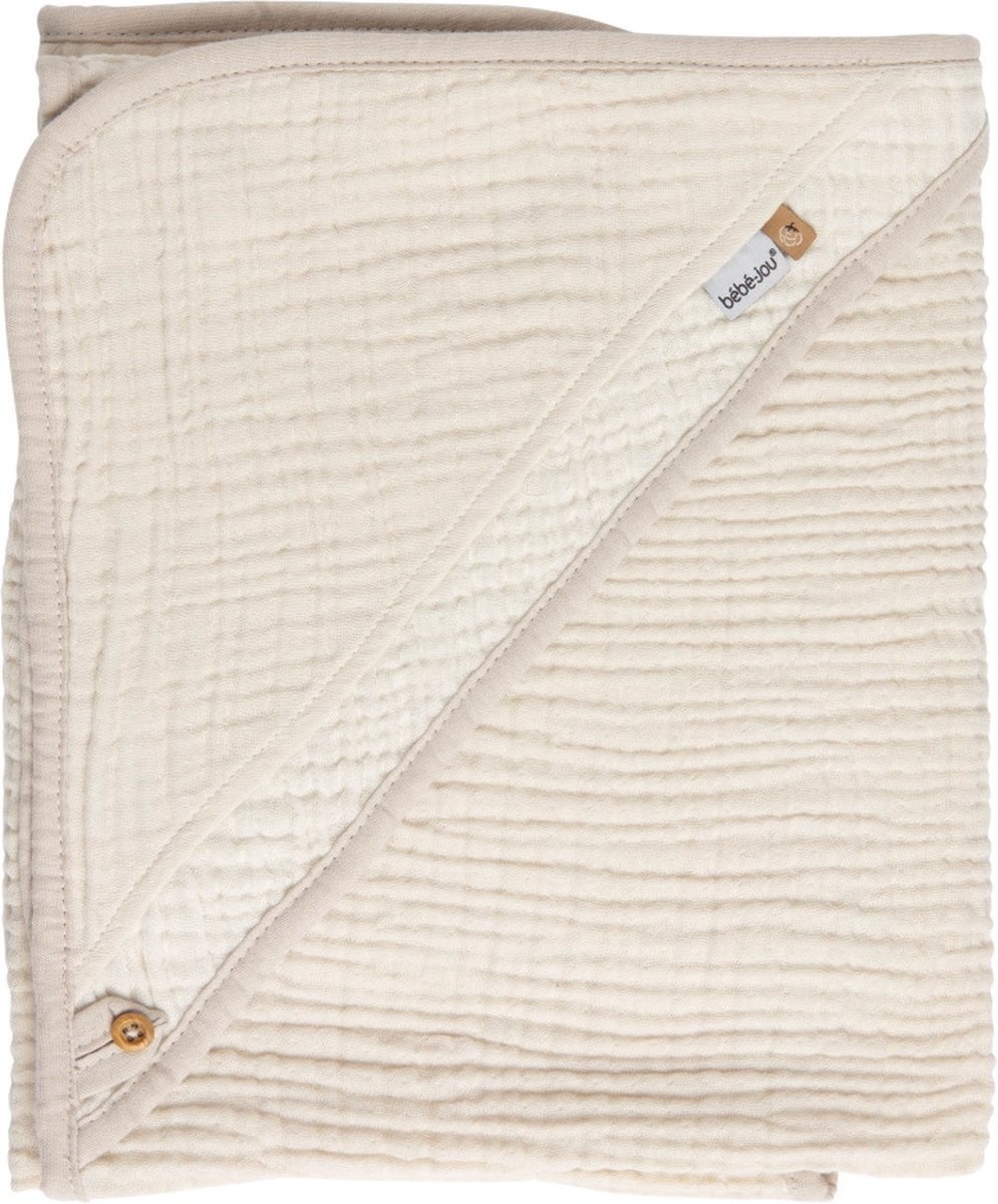 Ensemble Bébé-jou Couvre-bain en pur coton Sand