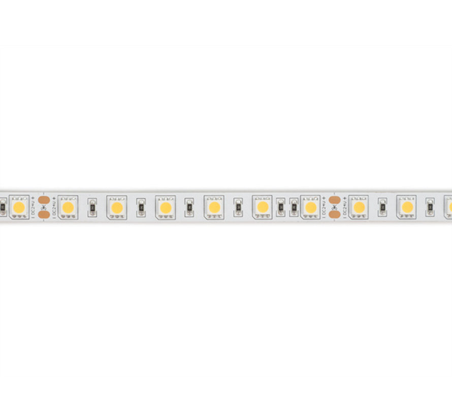 EtiamPro Bande LED Flexible - Blanc 4000K - 60 Leds/M - 5 M - 24 V - Ip20 - Cri90