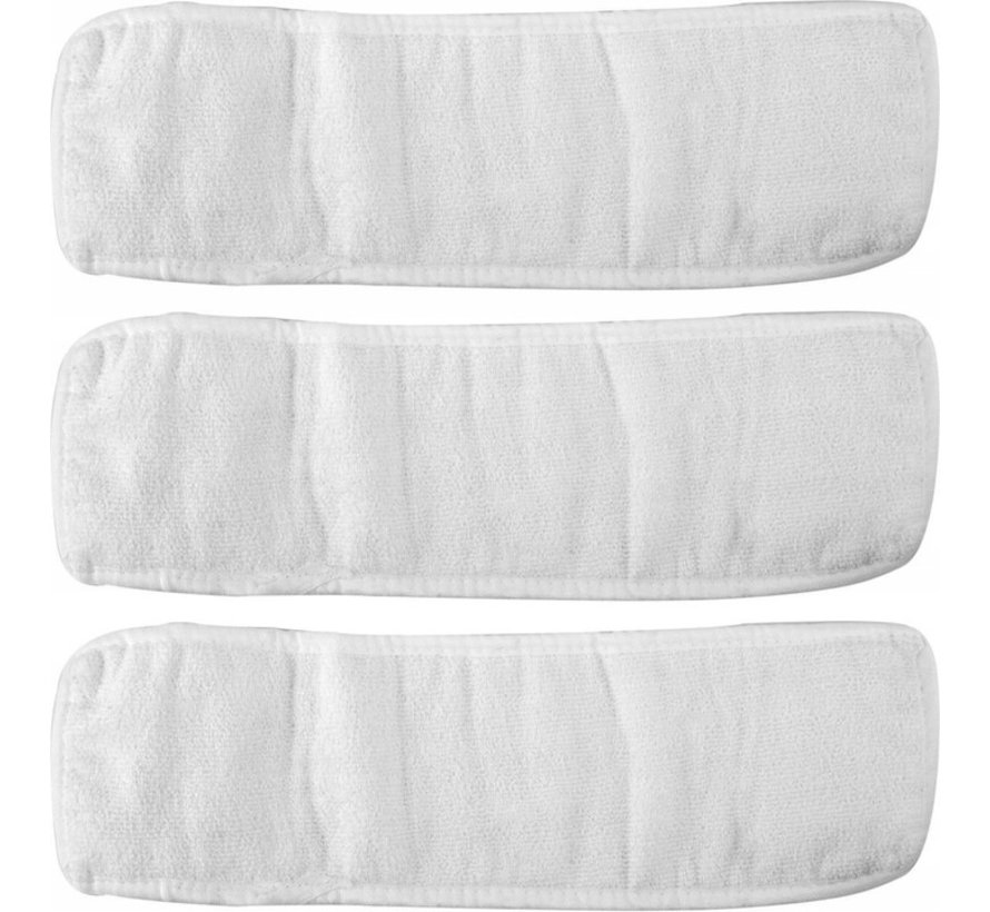 Lund Microfibre pour Lund Steam Cleaner 67200 & 67201 - Set de 3pcs. - 35x11 CM