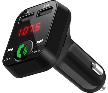 Wadu Émetteur FM Bluetooth - Récepteur Bluetooth embarqué - USB - Kit mains libres pour voiture