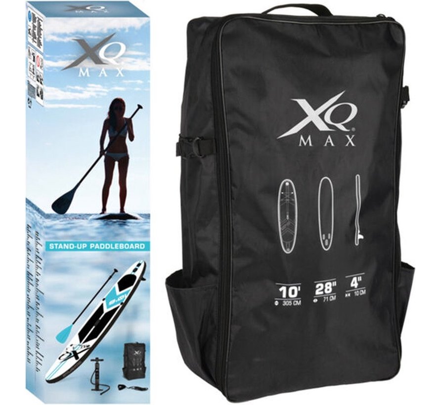 XQ Max Sup Board - 320cm - Jusqu'à 150kg - Bleu - Kit complet