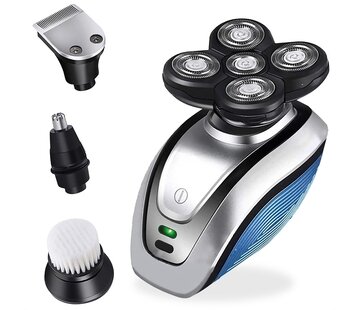 Auronic Auronic Shaver - Set - Men - with Trimmer and Clippers - Silver