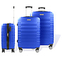 Hoffmanns Set de valises 3 pièces - XXL 76x52x30cm - Travelstar Blue