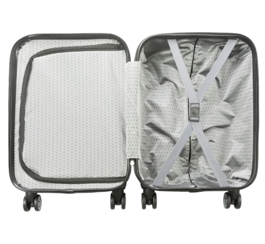 Hoffmanns Set de valises 3 pièces - XXL 76x52x30cm - Travelstar Silver