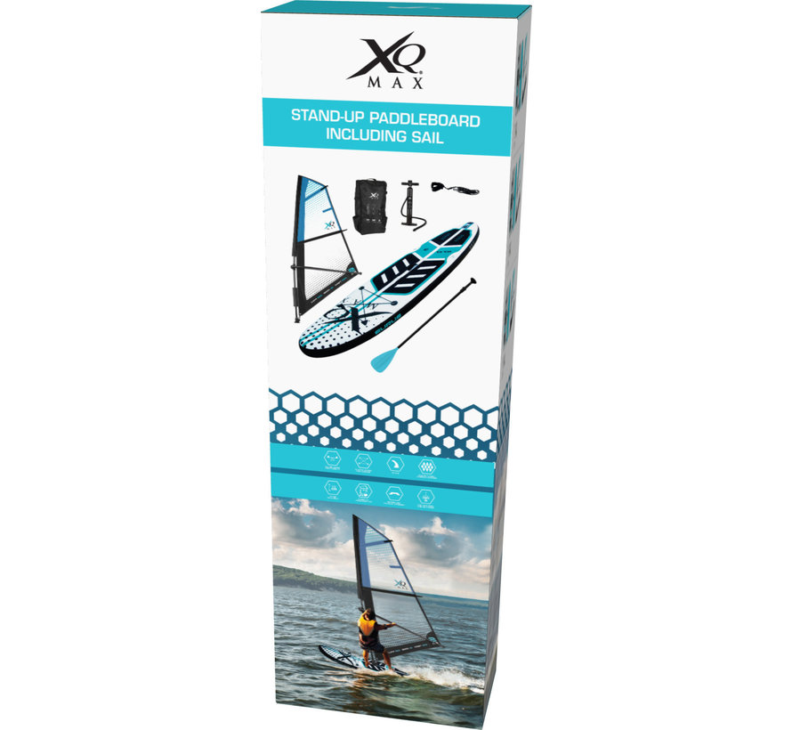 Sup Board XQ max -Etui de téléphone étanche INCLUS - 305cm - Bleu