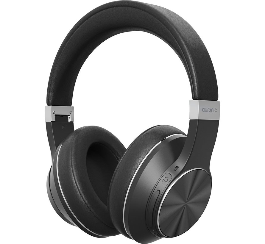 Casque audio sans fil Auronic  - QuietSound , Réduction active du bruit - Bluetooth - Noir