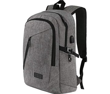 TRVLMORE TRVLMORE Sac à dos - 25 L - 15.6 inch - Sac à dos pour ordinateur portable - Déperlant - Gris