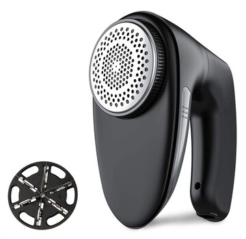 Auronic Auronic  Rasoir anti-bouloche vêtements - rechargeable USB - Sans fil - 2 accessoires supplémentaires - Noir