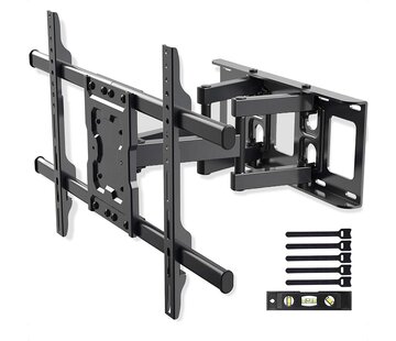 Auronic Support TV - Auronic - Rotatif et inclinable - 37 à 70 pouces - jusqu'à 60 KG - Noir