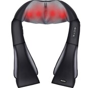 Auronic Auronic Wireless Shiatsu Massage Cushion - Appareil de massage électrique pour le cou et les épaules - Infrarouge - Noir