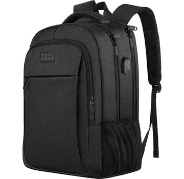 TRVLMORE Sac à dos pour ordinateur portable TRVLMORE - 28L - 15.6 inch - Déperlant - Noir