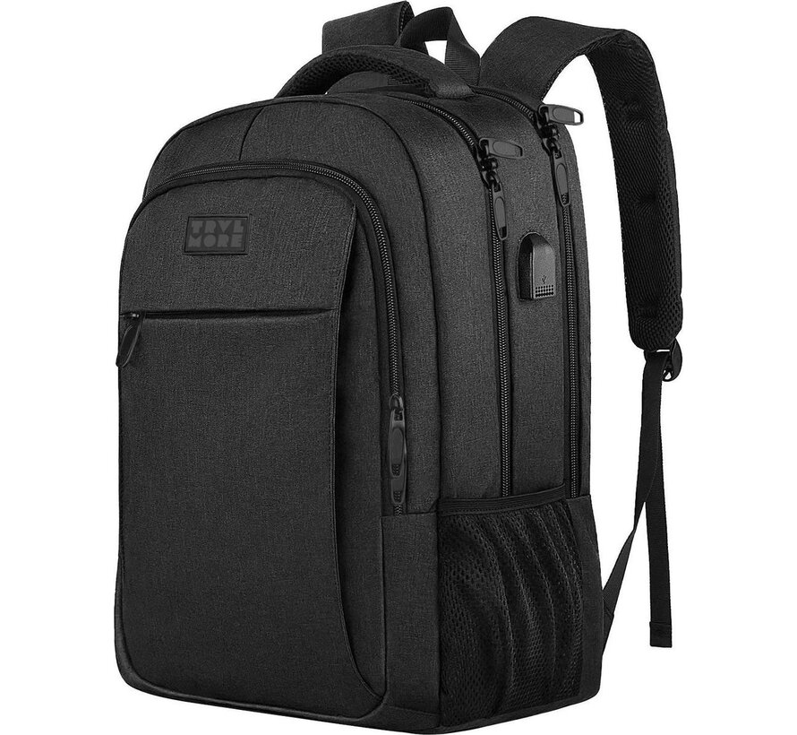 Sac à dos pour ordinateur portable TRVLMORE - 28L - 15.6 inch - Déperlant - Noir