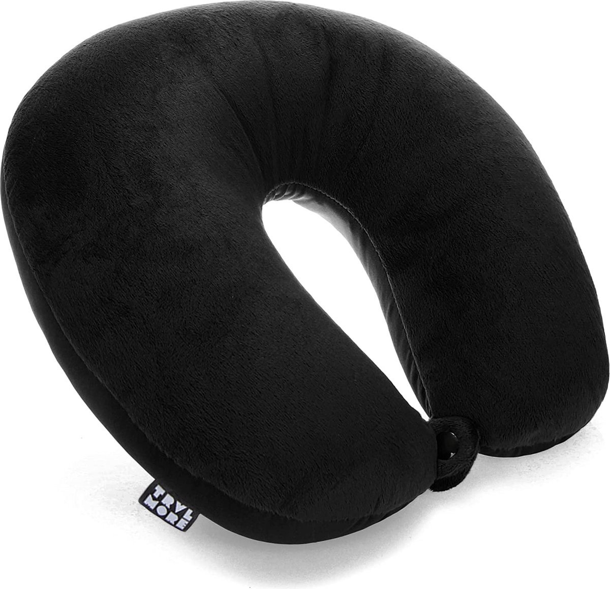 TRVLMORE Oreiller de voyage - Oreiller cervical en forme de U - Noir