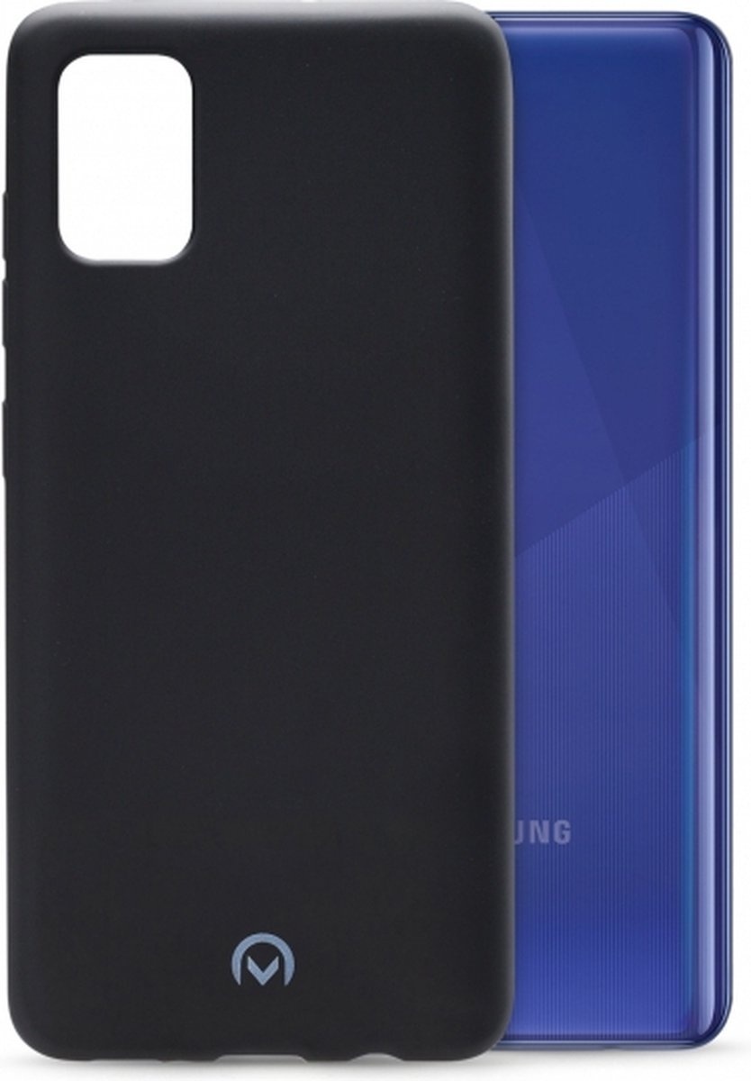 Samsung Galaxy A41 Case - Mobilize - Rubber Gelly Series - TPU Backcover - Black - Case Suitable For Samsung Galaxy A41