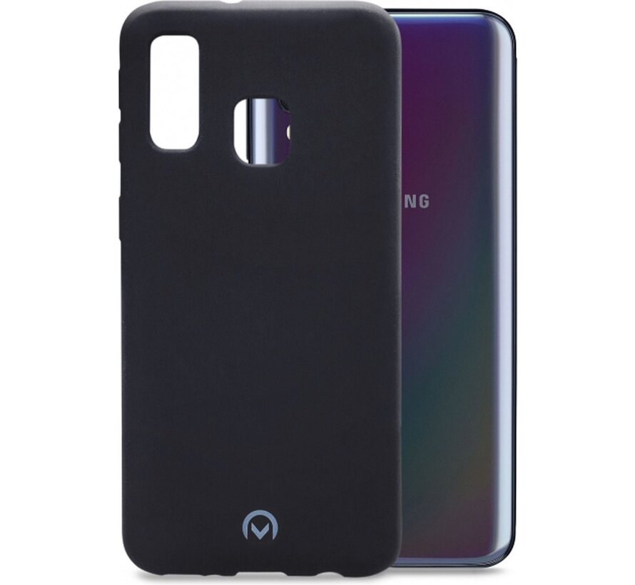 Samsung Galaxy A40 Case - Mobilize - Rubber Gelly Series - TPU Backcover - Black - Case Suitable For Samsung Galaxy A40