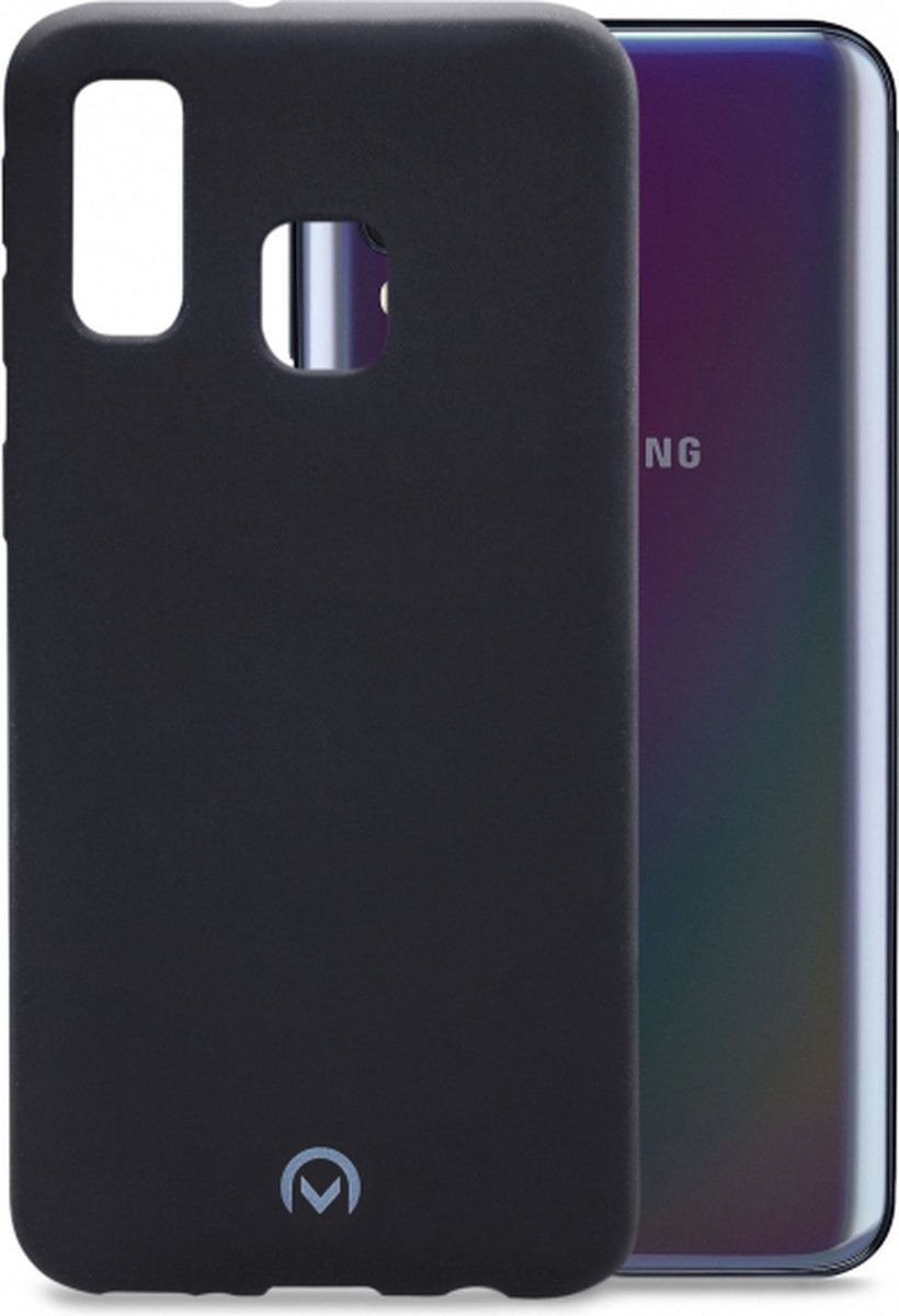 Samsung Galaxy A40 Case - Mobilize - Rubber Gelly Series - TPU Backcover - Black - Case Suitable For Samsung Galaxy A40