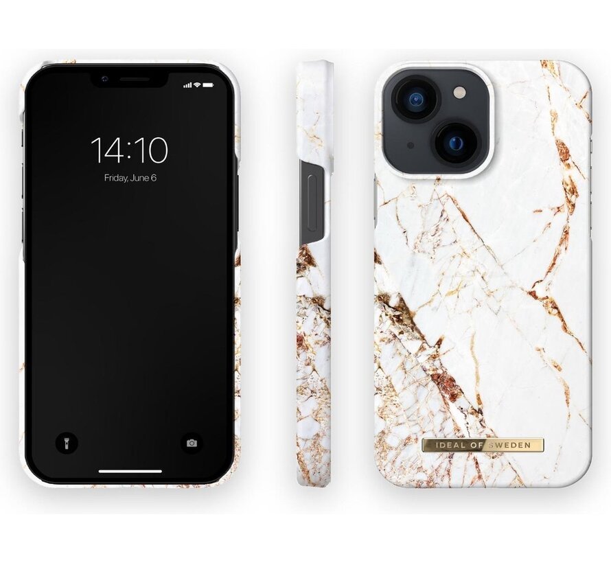 iDeal of Sweden Fashion Case iPhone 13 Mini Carrara Gold