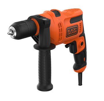 Black&Decker Perceuse à percussion BLACK+DECKER BEH200-QS - 500 W