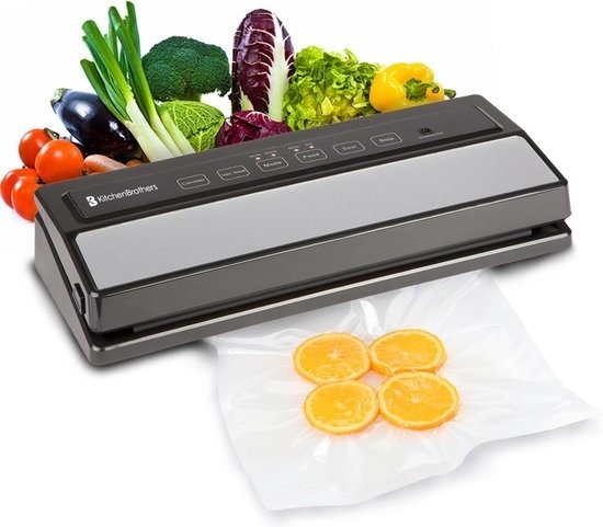 KitchenBrothers Aspirateur - 4 supports - avec rouleau d'aluminium, sacs et tuyau d'aspiration