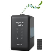 Auronic Humidificateur Auronic - 3 niveaux de chaleur - Capacité du réservoir 6L - 70m2 - Filtre à eau inclus - Noir