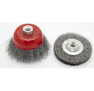 Westfalia Westfalia jeu de brosses métalliques 2 pièces M10