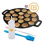 Ensemble complet de fabrication de Blini - CuisiNoon® -  Poêle à Blini avancée - Livre de cuisson inclus