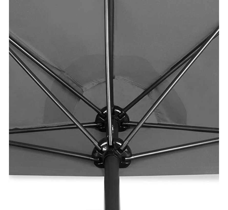 Parasol - Half Round - Parasol de balcon - 250 cm - Anthracite