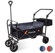 LifeGoods Chariot pliable - LifeGoods - 103L - 120kg - 98x45cm - Noir/gris