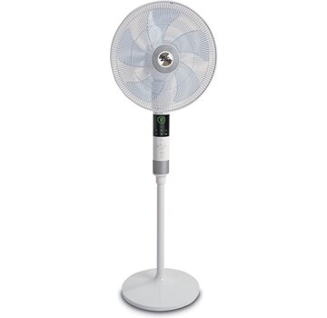 Solis Ventilateur Solis Breeze 360° Stand Up Fan 7582 - Ventilateur sur pied avec télécommande - fonction minuterie - 140 cm de haut - blanc