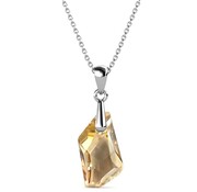 Yolora Collier pour femme avec cristal - Yolora - couleur argent et or