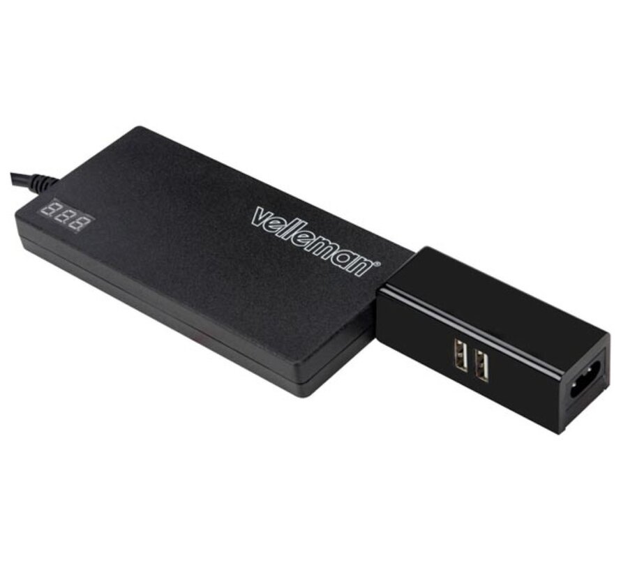 Chargeur en ligne compact avec connexion USB - 5 Vdc - 2,1 A - 10,5 W